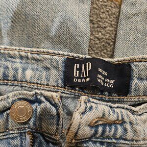 GAP high rise wide leg jeans